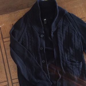 H&M black cardigan